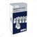 1-1/2" x 2-3/4" Chrome Plastic Slotted Bullet Nut Covers - Push-On