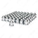 33mm x 2-3/4" Chrome Plastic Bullet Nut Covers With Flange - Push-On