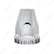 33mm x 2-3/4" Chrome Plastic Original Nut Covers - Thread-On