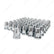 33mm x 2-3/4" Chrome Plastic Original Nut Covers - Thread-On