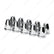 33mm x 2-3/4" Chrome Plastic Original Nut Covers - Thread-On