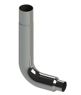 90 Degree Seamless Chrome Elbows