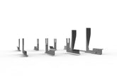 Bracket Kits for Single Axle Fiberglass Fenders
