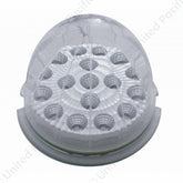 17 LED Watermelon Reflector Cab Light - Red LED/Clear Lens