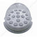 17 LED Watermelon Reflector Cab Light - Red LED/Clear Lens
